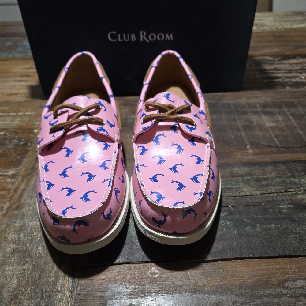Club Room Pink Dolphin Shoes